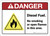 Danger: Diesel Fuel No Smoking ANSI - Wall Sign