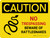Caution: No Trespassing Beware Of Rattlesnakes Landscape - Wall Sign