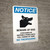 Notice: Beware Of Dog Contained By Invisible Fence Portrait - Wall Sign