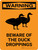 Warning: Beware Of The Duck Droppings Portrait - Wall Sign