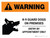 Warning: K-9 Guard Dogs On Premises Entry By Appointment Landscape - Wall Sign