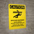 Caution: Rotating Equipment Portrait - Wall Sign