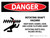 Danger: Rotating Shaft Hazard Keep Body Landscape - Wall Sign