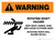 Warning: Rotating Shaft Hazard Keep Body Landscape - Wall Sign
