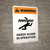 Warning: Sweep Auger In Operation Portrait - Wall Sign