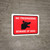 No Trespassing - Beware Of Dog Red Landscape - Wall Sign