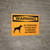 Warning: No Trespassing - Attack Dogs & Firearms On Premises Landscape - Wall Sign