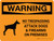Warning: No Trespassing - Attack Dogs & Firearms On Premises Landscape - Wall Sign