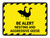 Be Alert - Nesting And Aggressive Geese Landscape - Wall Sign