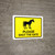 Please Shut The Gate With Horse Icon Landscape - Wall Sign