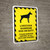 Livestock Guardian Dog On Duty - Please Maintain Control Of All Pets And Children Portrait - Wall Sign
