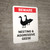Beware: Nesting And Aggressive Geese Landscape - Wall Sign