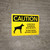 Caution: Livestock Guardian Dog On Duty - Do Not Enter Without Escort Landscape - Wall Sign