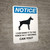 Notice: I Can Make It To The Fence in 3.1 Seconds. Can You? Portrait - Wall Sign