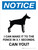 Notice: I Can Make It To The Fence in 3.1 Seconds. Can You? Portrait - Wall Sign