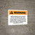 Warning: Arkansas Equine Activity Sponsor Not Liable Landscape - Wall Sign