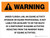 Warning: Florida Equine Activity Sponsor Not Liable Landscape - Wall Sign