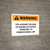 Warning: Pennsylvania You Assume The Risk Of Equine Activities Landscape - Wall Sign