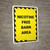 Nicotine Free Barn Area Hazard Portrait - Wall Sign