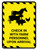 Check In With Farm Personnel Upon Arrival with Animal Icons Hazard Portrait - Wall Sign