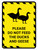Please Do Not Feed The Ducks & Geese Hazard Portrait - Wall Sign
