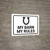 My Barn My Rules with Horseshoe Icon Landscape - Wall Sign