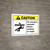 Caution: De-Energize Spreader Before Working on Auger ANSI Landscape - Wall Sign