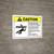 Caution: Rotating Auger Inside This Hopper ANSI Landscape - Wall Sign