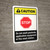 Caution: STOP - Do Not Wash Pesticide Application Equipment at This Wash Station Portrait - Wall Sign