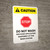 Caution: STOP - Do Not Wash Pesticide Application Equipment at This Wash Station White Portrait - Wall Sign