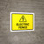 Electric Fence with Hazard Icon Landscape - Wall Sign
