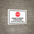 Stop: Grain Storage Structure Entry By Permit Only White Landscape - Wall Sign