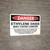 Danger: Ethylene Oxide May Cause Cancer - Wall Sign