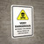 Very Dangerous Entering This Siphon with Hazard Icon Portrait - Wall Sign