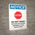 Notice: Do Not Wash Pesticide Application Portrait - Wall Sign
