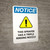Notice: This Sprayer Has A Triple Rinsing Nozzle Portrait - Wall Sign