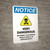 Notice: Very Dangerous Entering This Siphon Would Portrait - Wall Sign