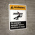 Warning: Ansi De-Energize Spreader Before Working Portrait - Wall Sign