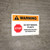 Warning: Do Not Remove Plants Perpetrators Will Be with Stip Icon White Landscape - Wall Sign