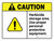 Caution: Herbicide Storage Area Use PPE ANSI Landscape - Wall Sign
