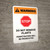 Warning: Do Not Remove Plants - Perpetrators Will Be Prosecuted White Portrait - Wall Sign