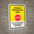 Stop: Disease Prevention Area Portrait - Wall Sign