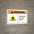 Warning: Herbicide Storage Area ANSI Landscape - Wall Sign