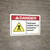 Danger: Hydrogen Sulfide inhalation Hazard ANSI - Wall Sign