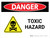Danger: Toxic Hazard Landscape - Wall Sign
