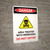 Danger: Area Treated With Herbicides Do Portrait - Wall Sign
