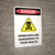 Danger: Herbicide Are Dangerous Portrait - Wall Sign