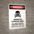 Danger: Herbicide Storage Area All Portrait - Wall Sign