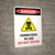 Danger: Herbicides In Use Do Not Enter Portrait - Wall Sign