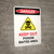 Danger: Keep Out Poison Baited Area Portrait - Wall Sign